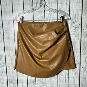 Simply blessed vegan leather skirt size Medium